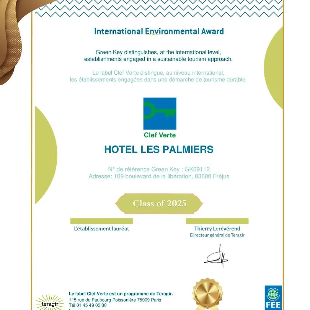 Hotel Les Palmiers Fréjus